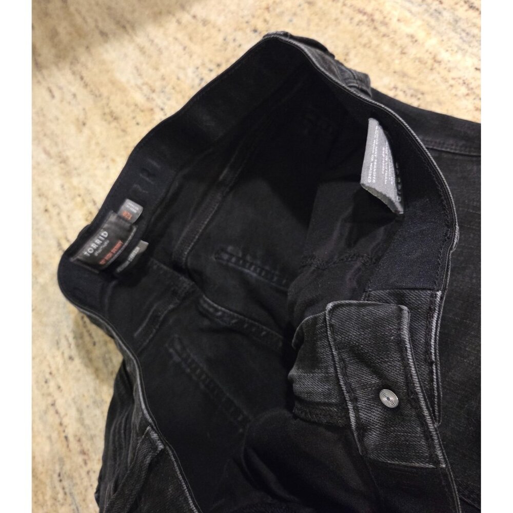 Torrid Women's Premium Stretch Sky High Skinny Black Jeans Size 12 - Picture 9 of 16